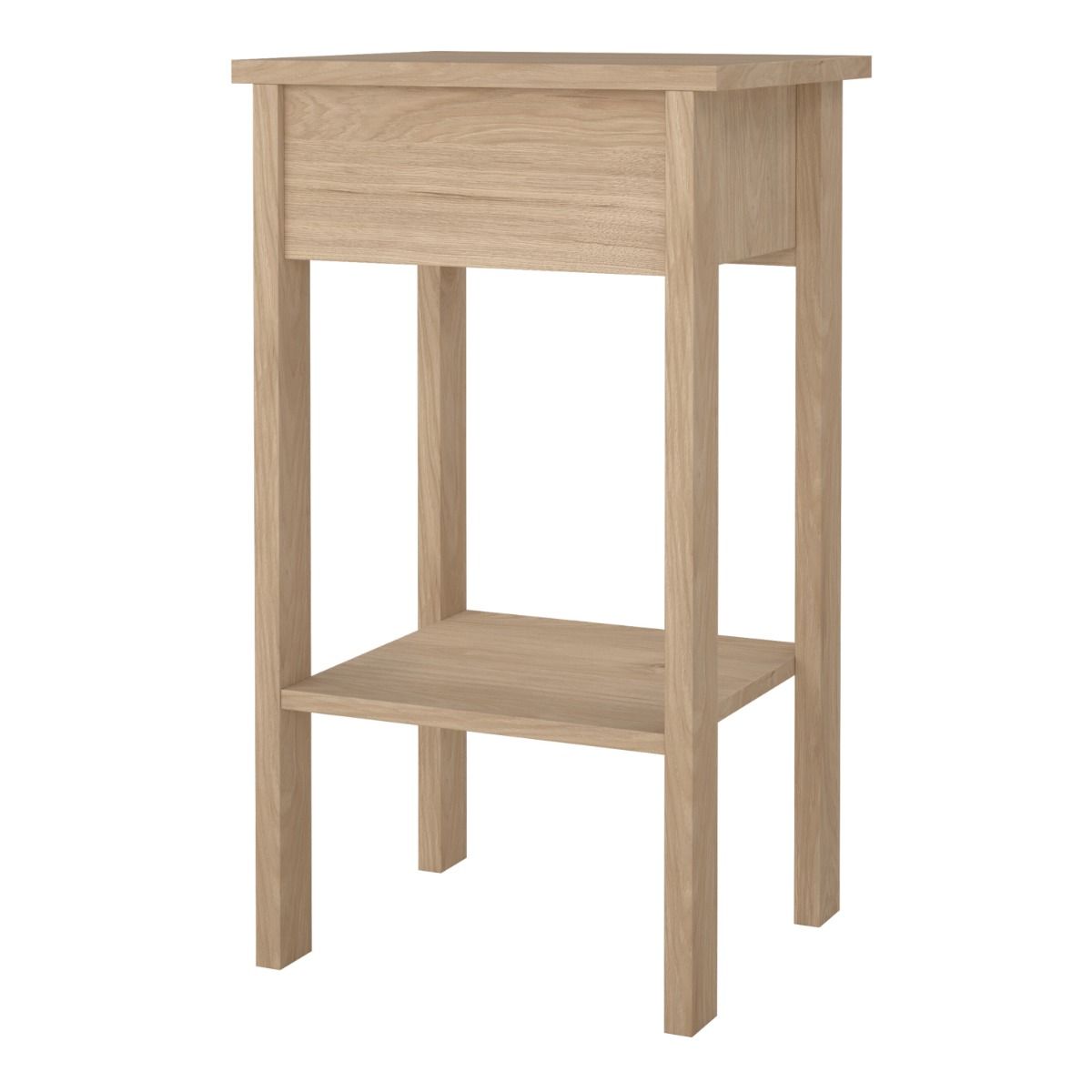 Barcelona Bedside Table With 1 Drawer In Jackson Hickory Oak - Price Crash Furniture