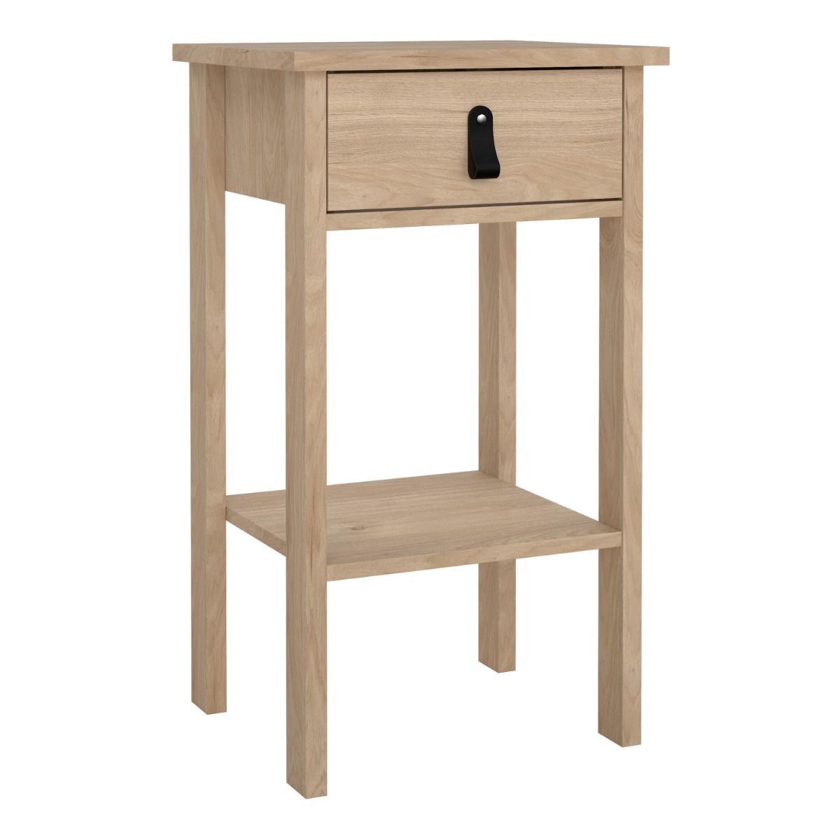 Barcelona Bedside Table With 1 Drawer In Jackson Hickory Oak - Price Crash Furniture