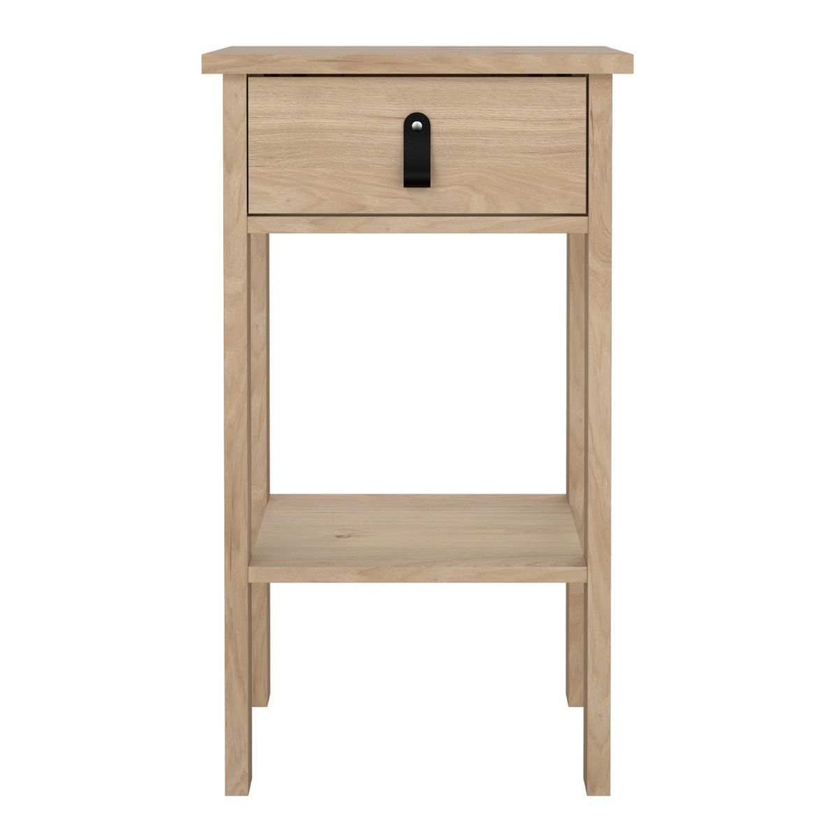 Barcelona Bedside Table With 1 Drawer In Jackson Hickory Oak - Price Crash Furniture