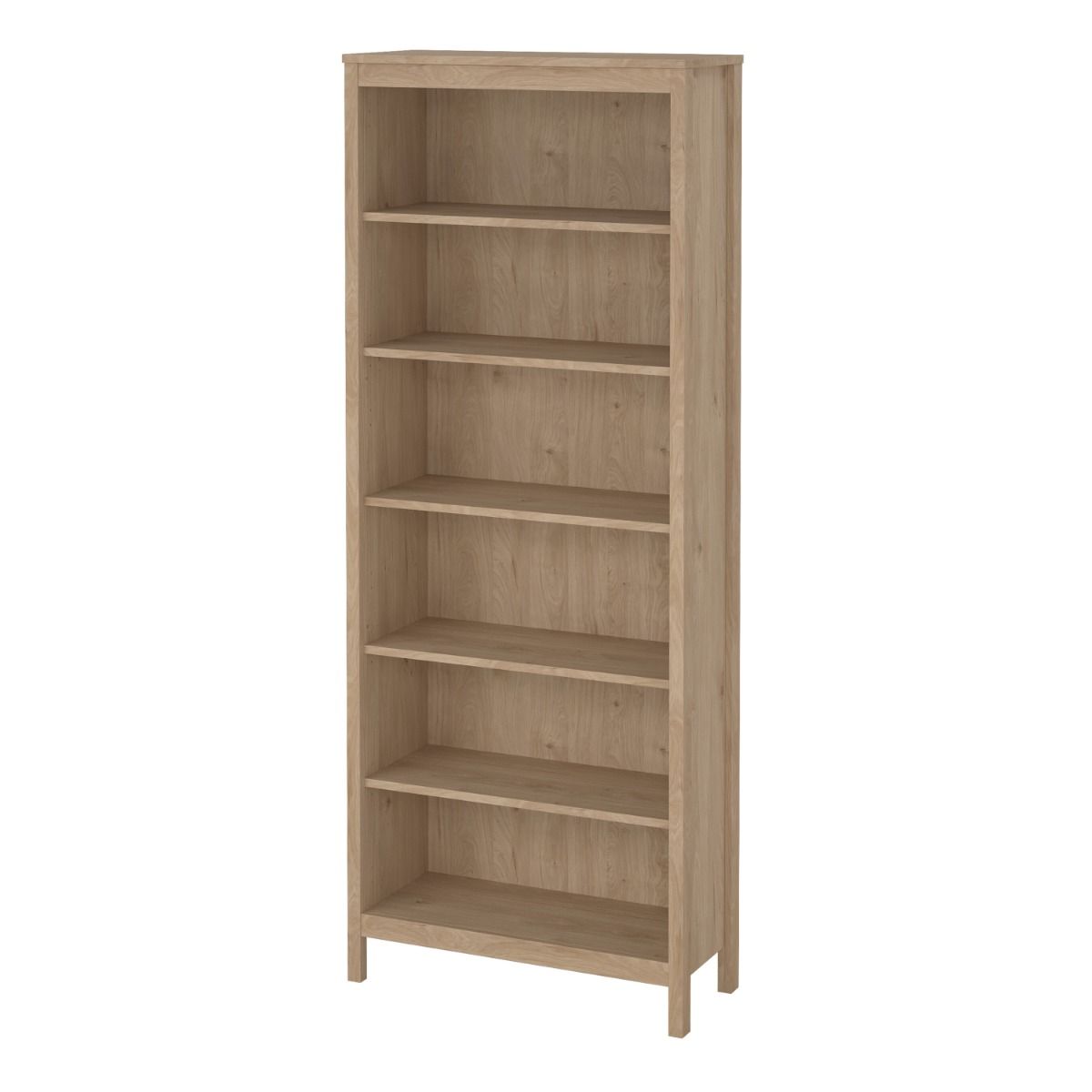 Barcelona Bookcase In Jackson Hickory Oak - Price Crash Furniture