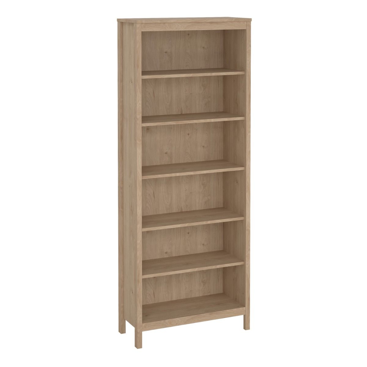 Barcelona Bookcase In Jackson Hickory Oak - Price Crash Furniture