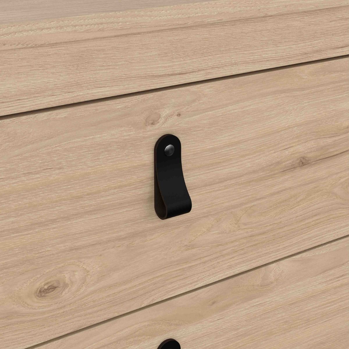 Barcelona Chest of 3 Drawers In Jackson Hickory Oak - Price Crash Furniture