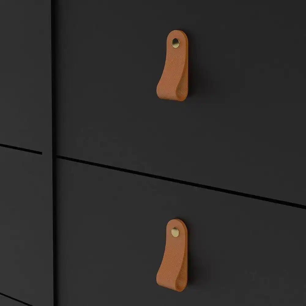 Barcelona Large Wide (4+4) 8 Drawer Chest of Drawers in Matt Black - Price Crash Furniture