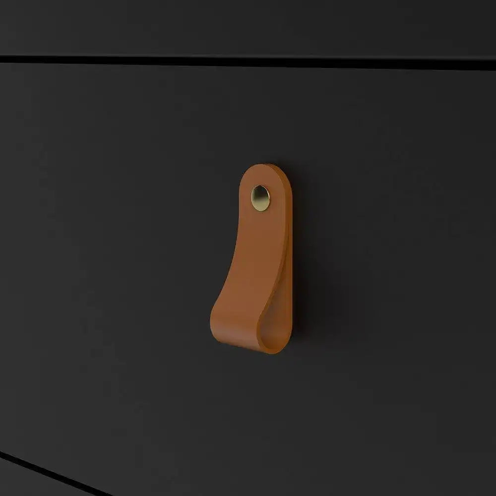 Barcelona Shaker Style 3 Drawer Chest of Drawers in Matt Black - Price Crash Furniture