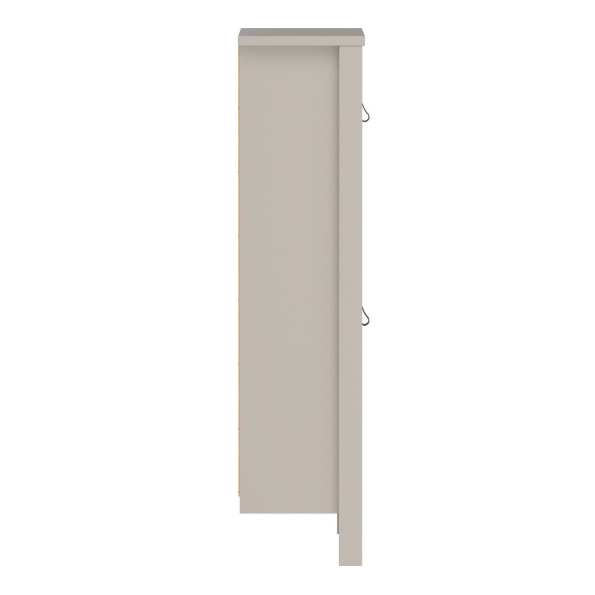 Barcelona Shoe Cupboard 2 Flip Down Doors In Cashmere - Price Crash Furniture