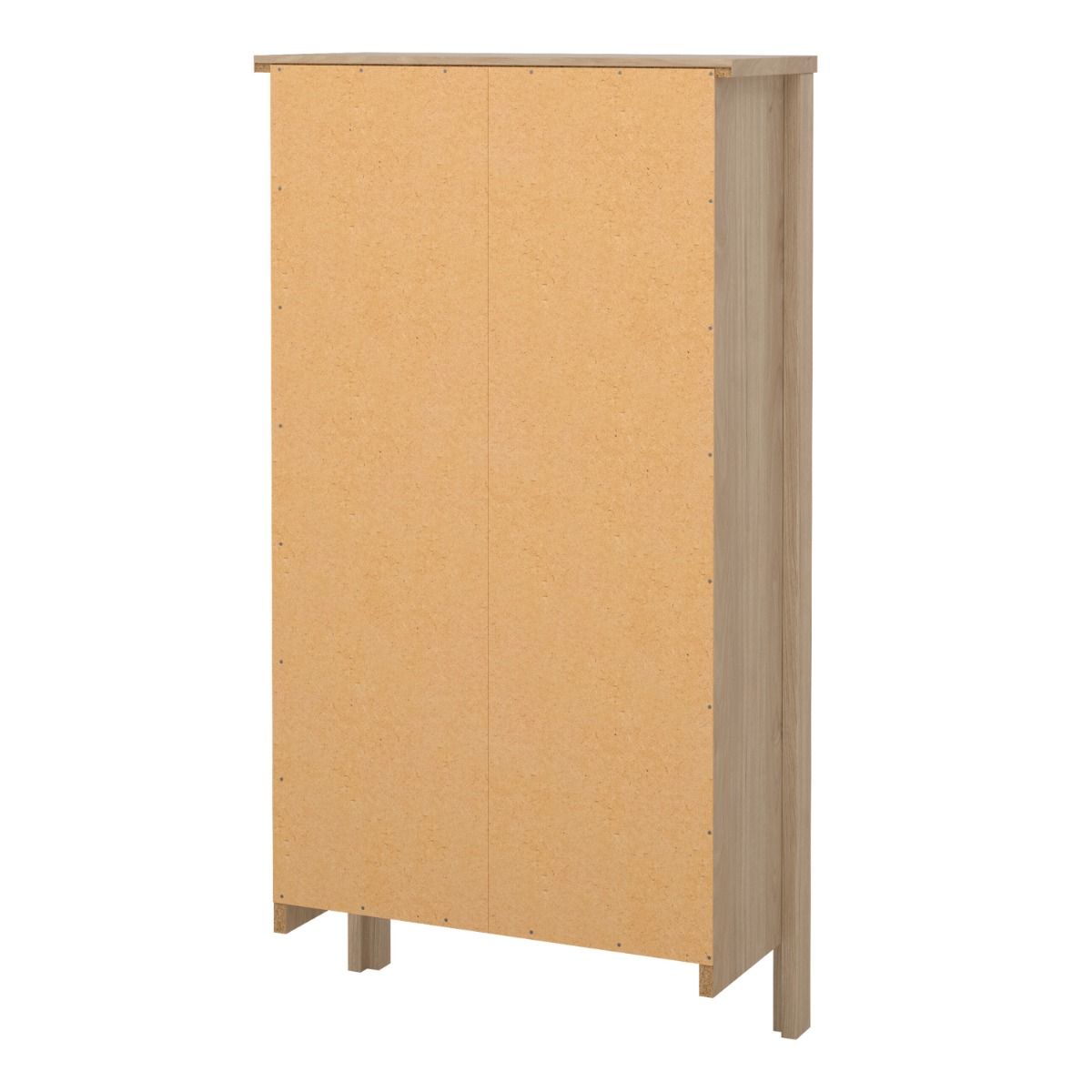 Barcelona Shoe Cupboard 2 Flip Down Doors In Jackson Hickory Oak - Price Crash Furniture