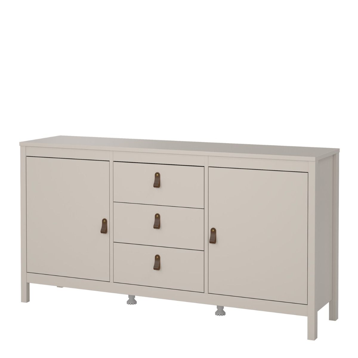 Barcelona Sideboard 2 Doors + 3 Drawers In Cashmere - Price Crash Furniture