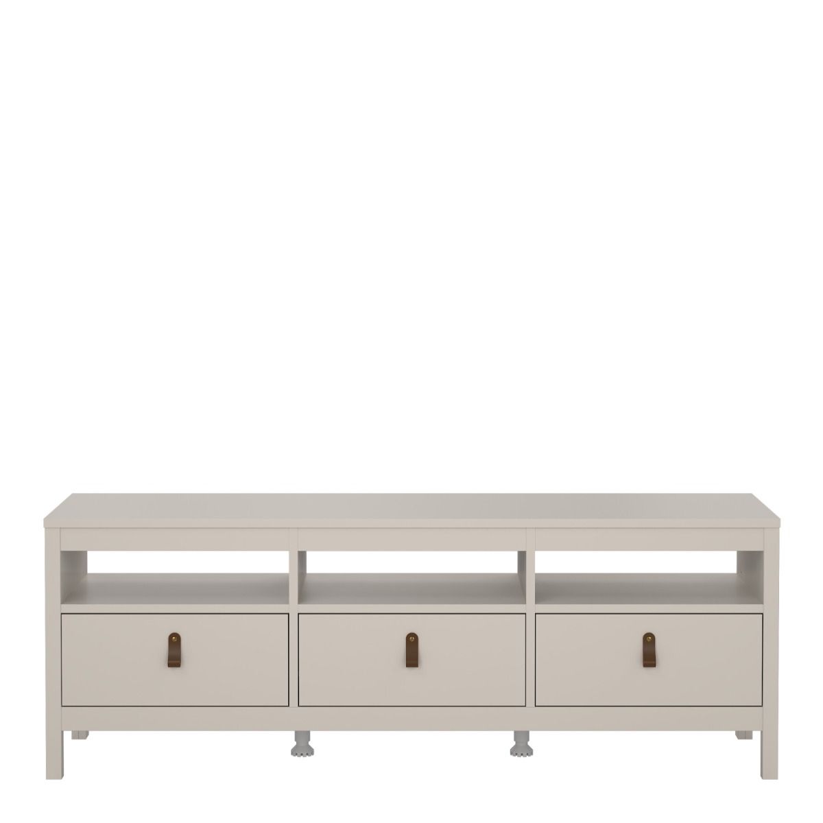 Barcelona TV Cabinet with 3 Drawers In Cashmere - Price Crash Furniture