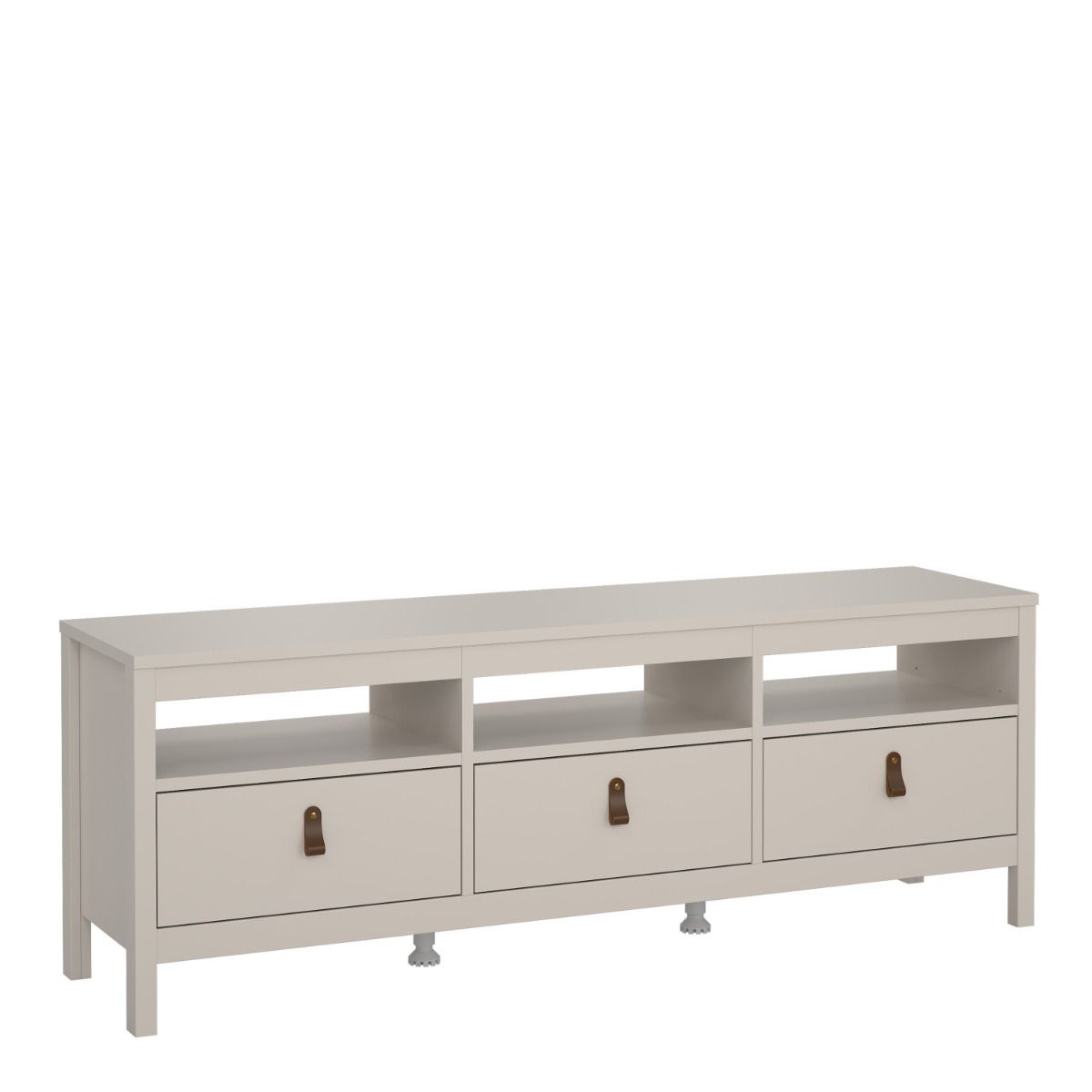 Barcelona TV Cabinet with 3 Drawers In Cashmere - Price Crash Furniture