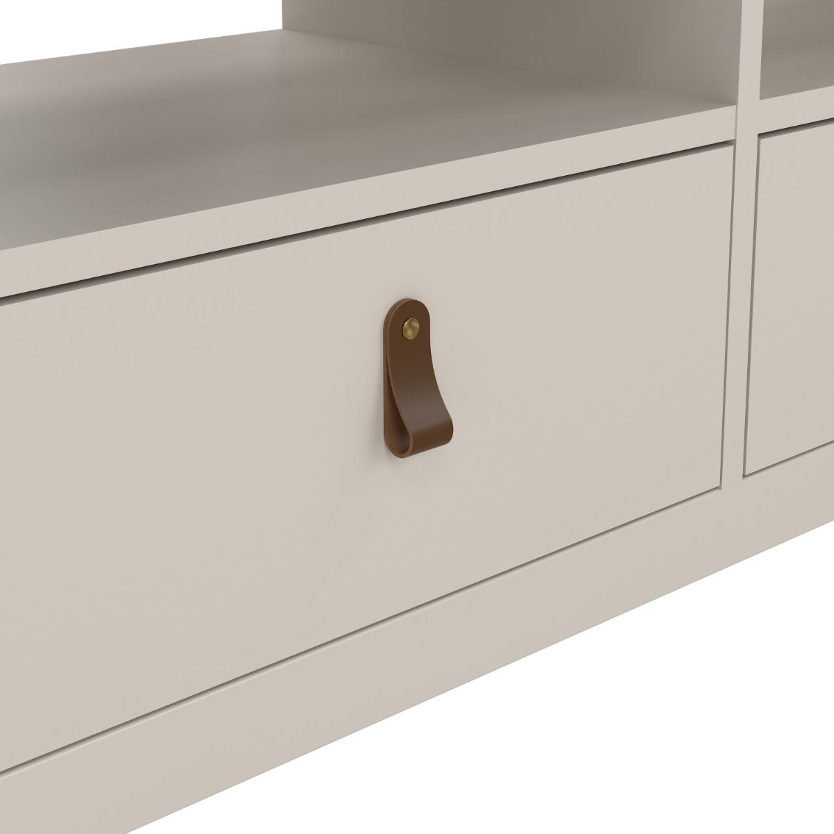 Barcelona TV Cabinet with 3 Drawers In Cashmere - Price Crash Furniture