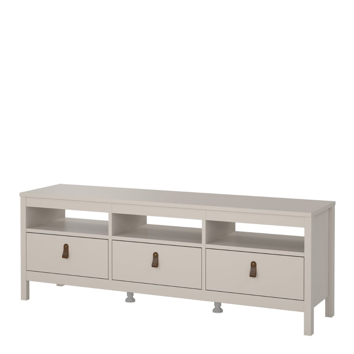 Barcelona TV Cabinet with 3 Drawers In Cashmere - Price Crash Furniture