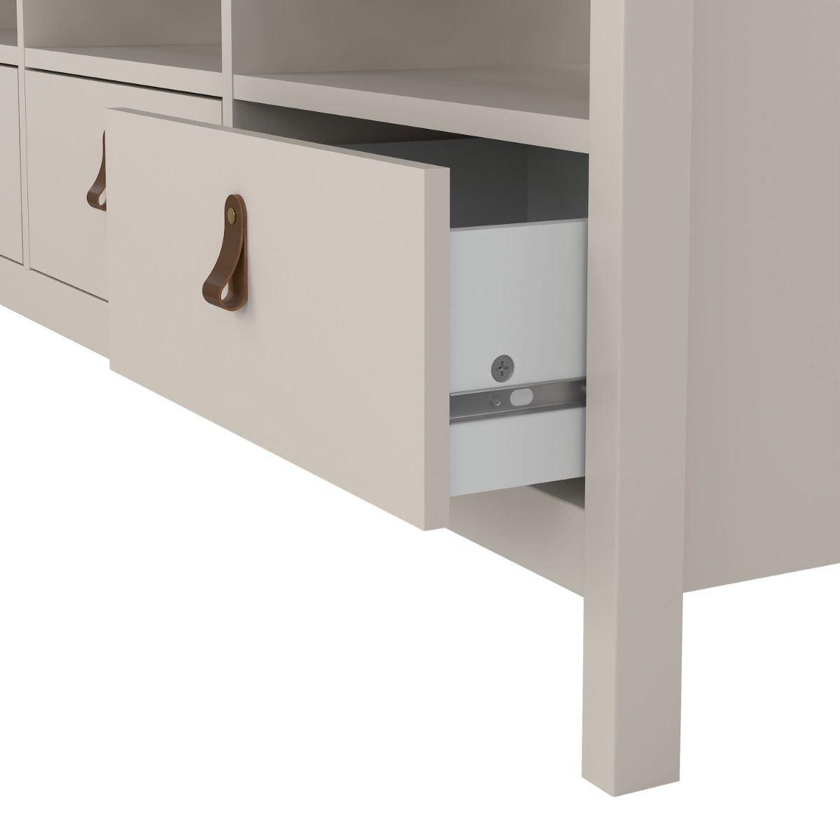 Barcelona TV Cabinet with 3 Drawers In Cashmere - Price Crash Furniture