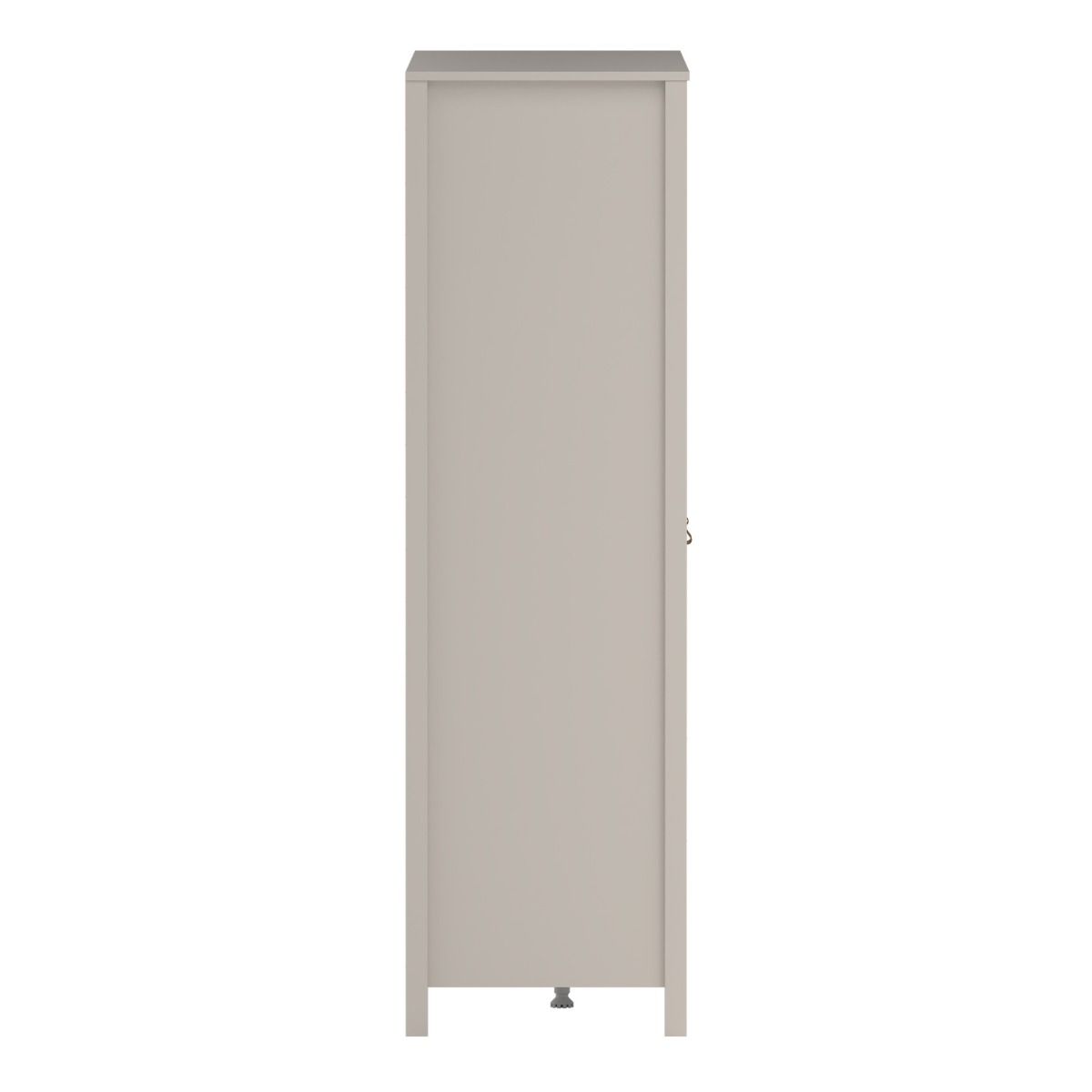 Barcelona Wardrobe With 2 Doors 1 Mirror Door 2 Drawers In Cashmere - Price Crash Furniture