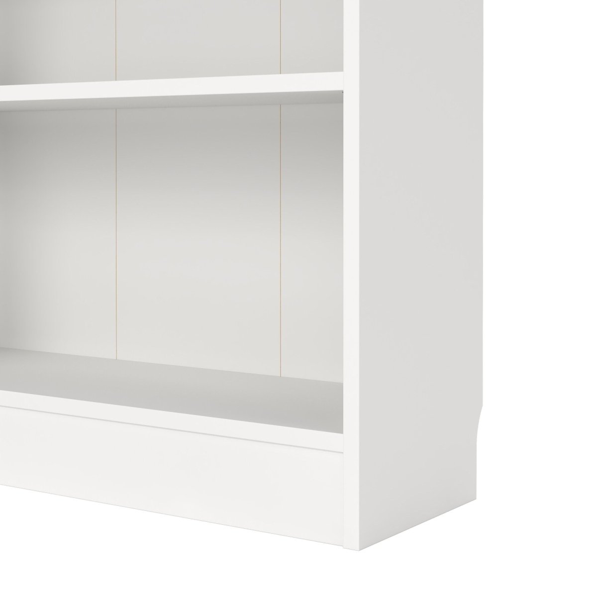 Basic Tall Wide 4 Door Display Cabinet Dresser In White - Price Crash Furniture