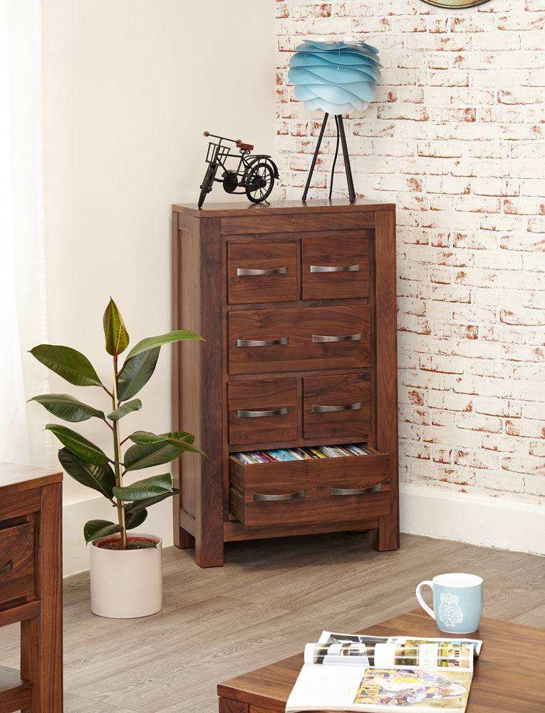 Baumhaus Mayan DVD / CD Storage Chest - CWC17B - Price Crash Furniture