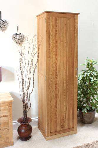 Baumhaus Mobel Oak Tall Shoe Cupboard