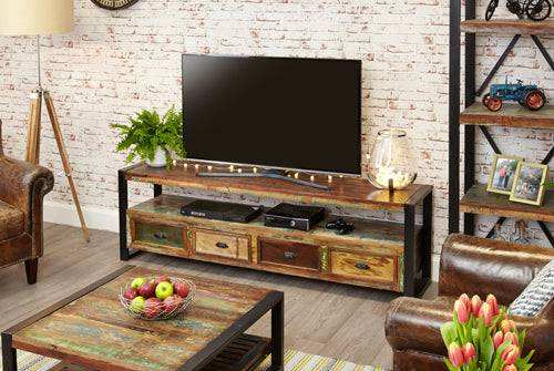Baumhaus Urban Chic Open Widescreen Television Cabinet