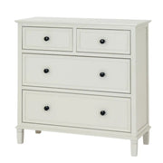 Belmont Bedroom Collection 4 Drawer Chest of Drawers Unit - Price Crash Furniture