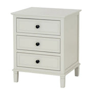 Belmont Collection 3 Drawer Bedside Table Unit - Price Crash Furniture