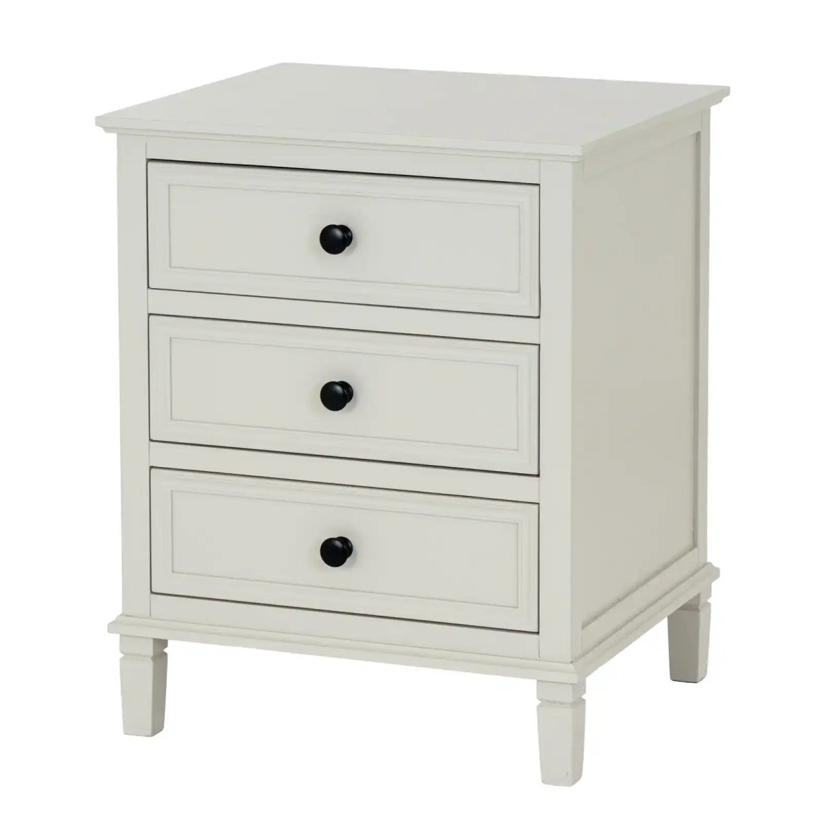 Belmont Collection 3 Drawer Bedside Table Unit - Price Crash Furniture