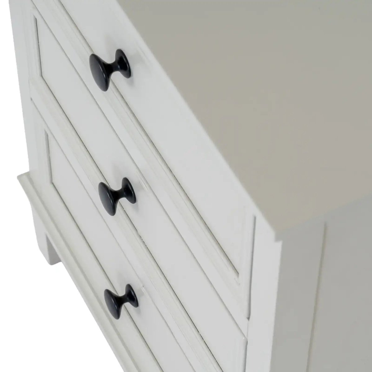 Belmont Collection 3 Drawer Bedside Table Unit - Price Crash Furniture