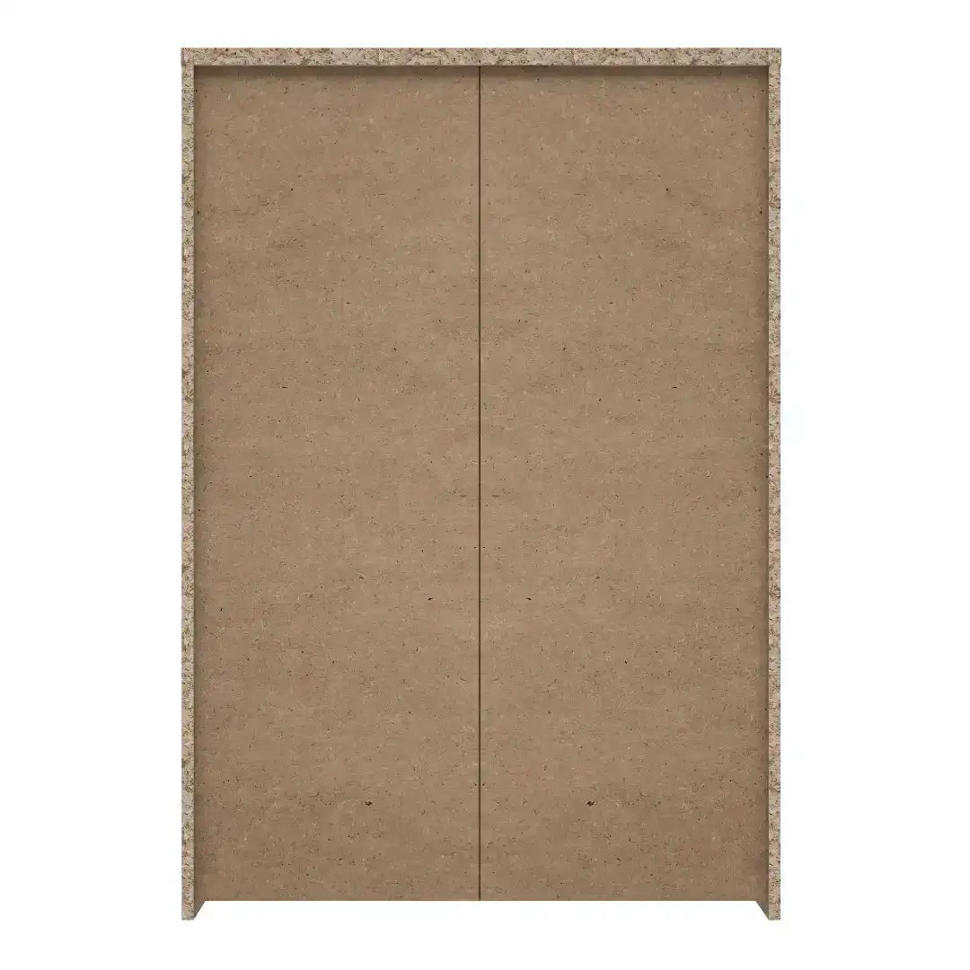 Best Chest Storage Cabinet with 6 Doors in Artisan Oak/White - Price Crash Furniture