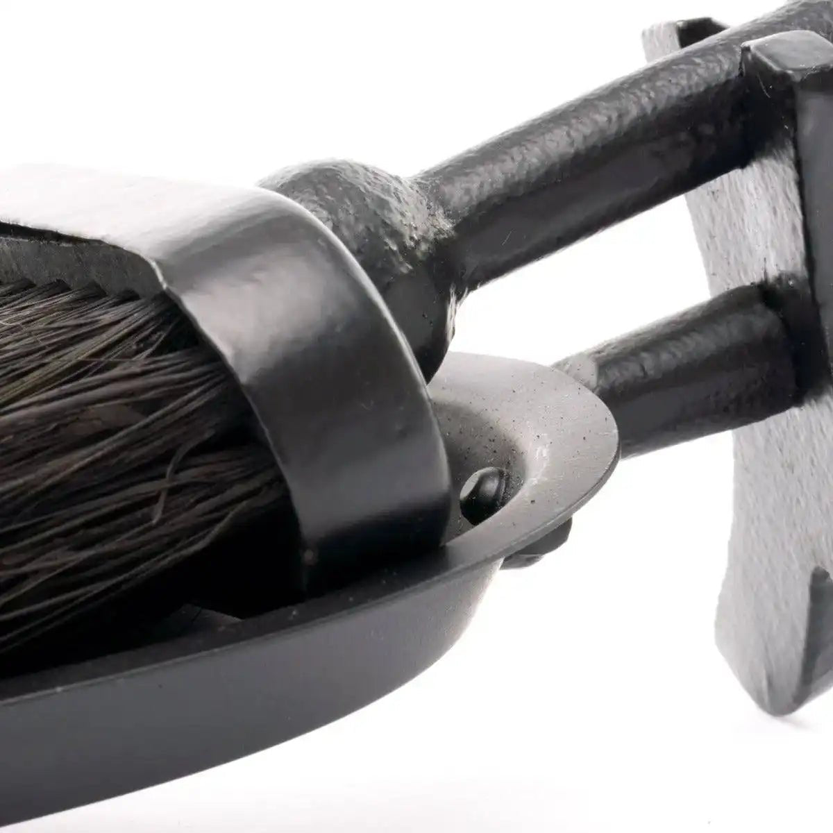Black Crook Handled Hearth Tidy - Price Crash Furniture