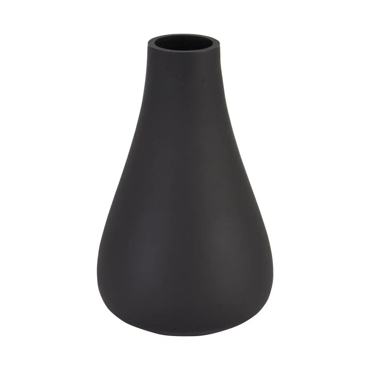 Black Tapered Glass Vase - Price Crash Furniture