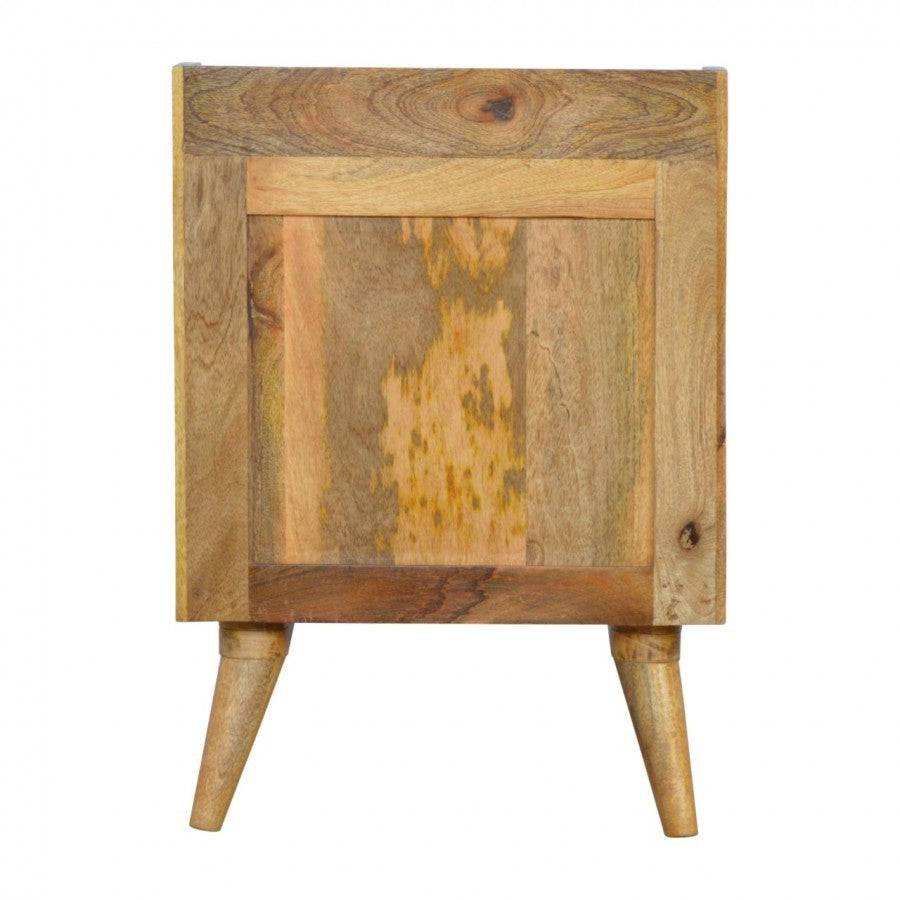 Blush Pink Gradient 3 Drawer Hand-Painted Bedside - Price Crash Furniture