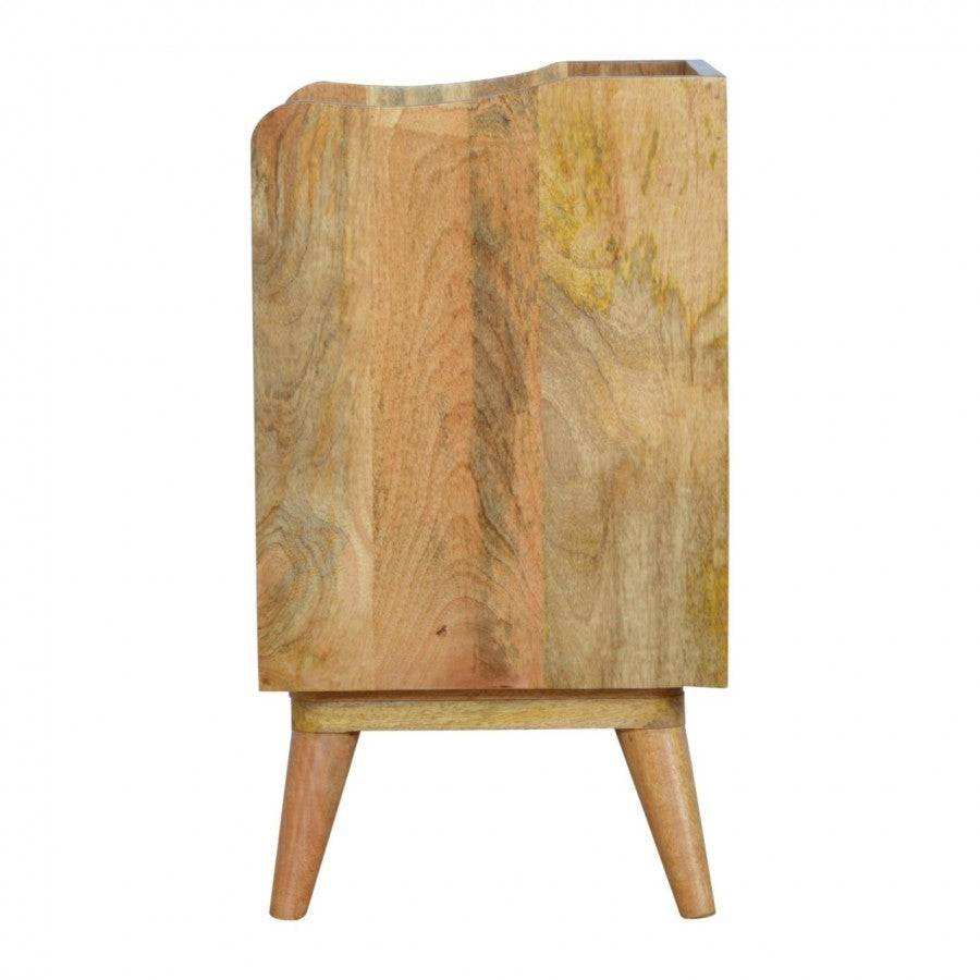 Blush Pink Gradient 3 Drawer Hand - Painted Bedside - Price Crash Furniture