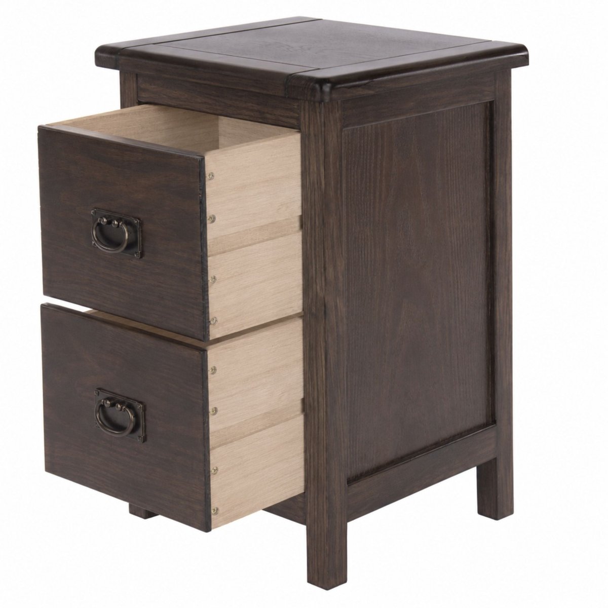 Boston 2 Drawer Petite Bedside Cabinet - Price Crash Furniture