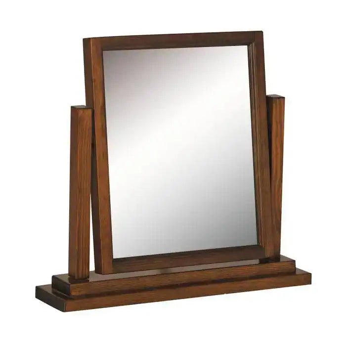 Boston Dressing Table Mirror Stained Dark Wood