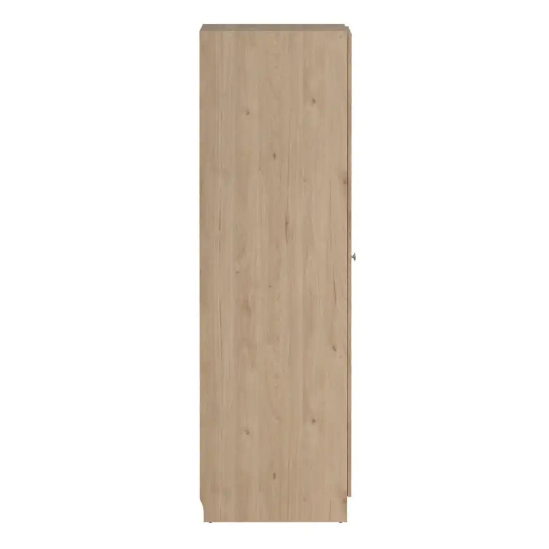 Brande Wardrobe with 2 Frame Doors in Jackson Hickory - Price Crash Furniture