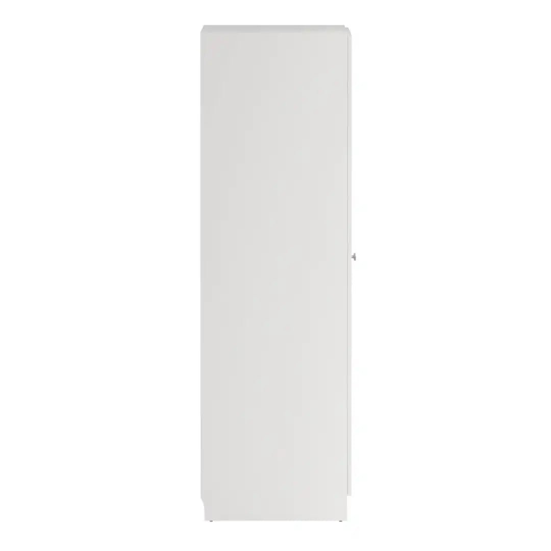 Brande Wardrobe with 2 Frame Doors in White - Price Crash Furniture