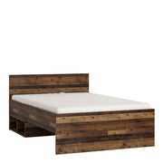 Brooklyn Single Bed 120cm In Rustic Walnut - Price Crash Furniture