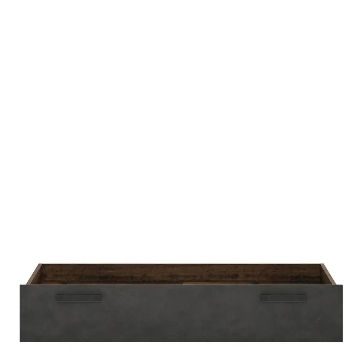 Brooklyn Underbed Storage Drawer in Walnut and Grey - Price Crash Furniture