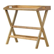 Butler Style Writing Desk With Foldable Legs - Price Crash Furniture