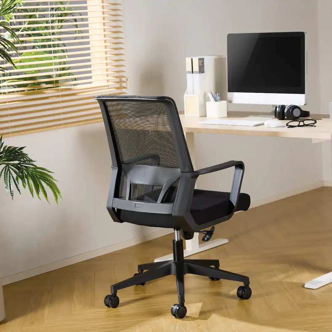 Cambridge Office Chair - Black - Price Crash Furniture