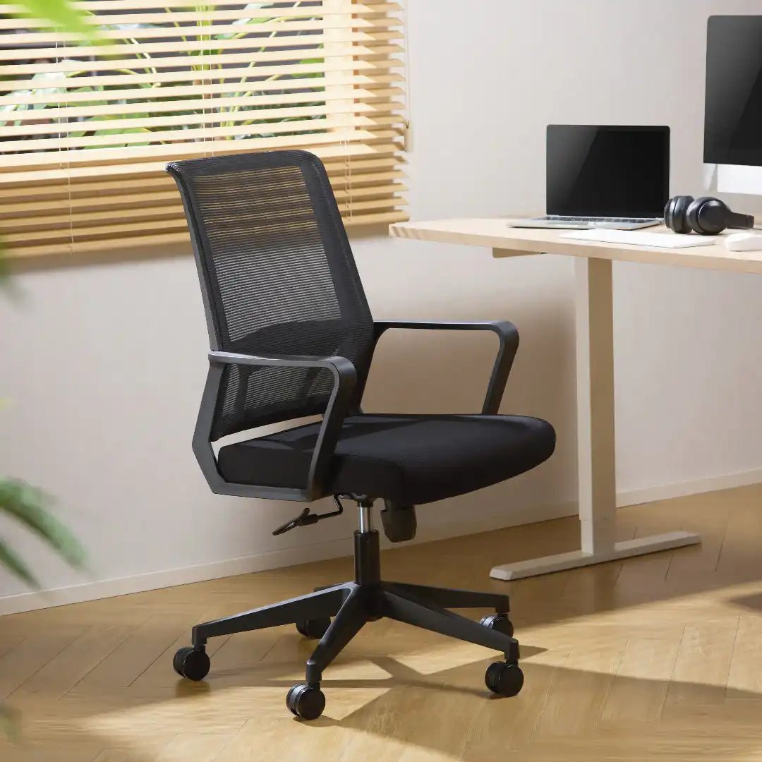 Cambridge Office Chair - Black - Price Crash Furniture