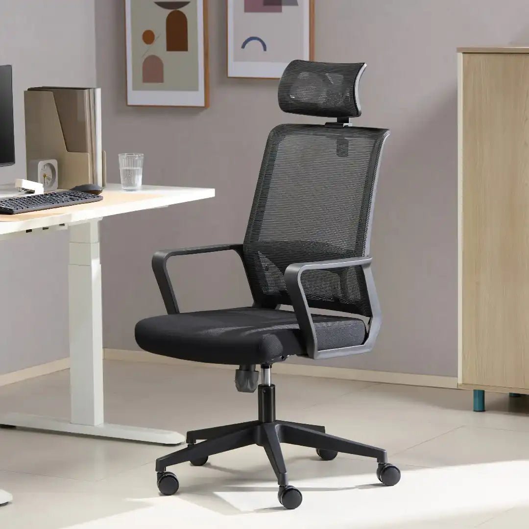 Cambridge Plus Office Chair - Black - Price Crash Furniture