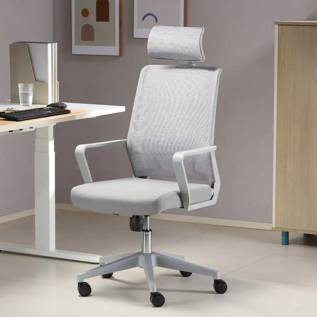 Cambridge Plus Office Chair - Grey - Price Crash Furniture