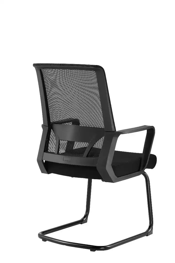 Cambridge Visitor Office Chair, Black (pair) - Price Crash Furniture