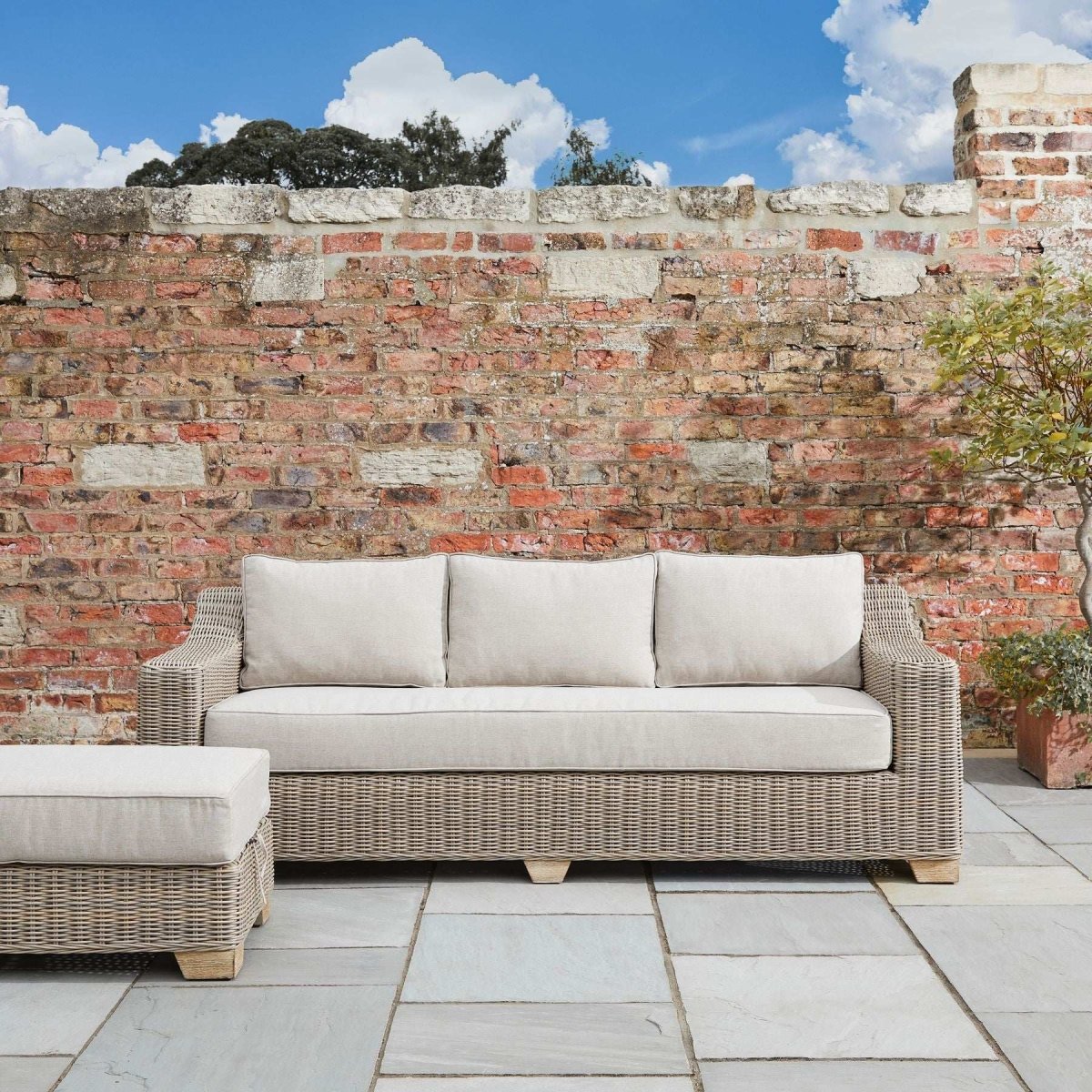 Capri Collection Outdoor Three Seater Sofa - Price Crash Furniture