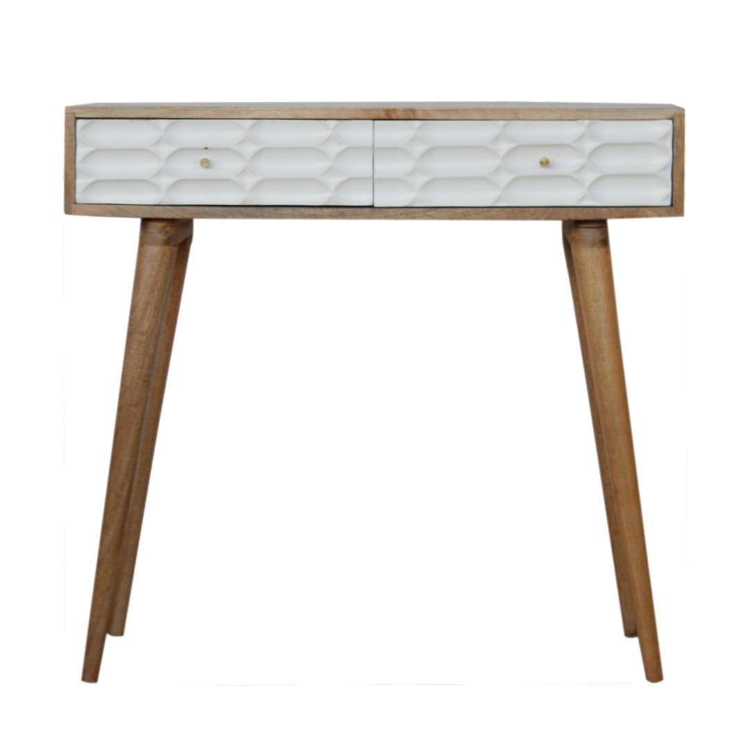 Capsule Carved Console Table - Price Crash Furniture