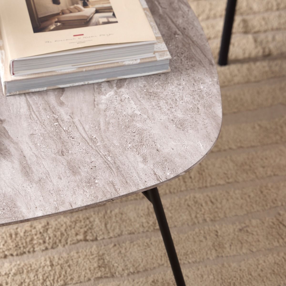 Caracas Coffee Table With Grey Marble Effect - Price Crash Furniture
