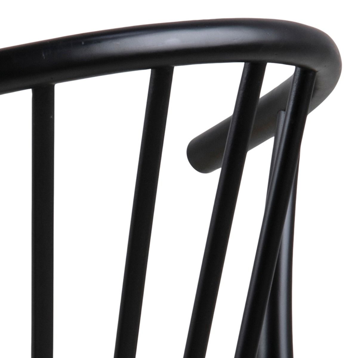 Cassandra Black Dining Chair With Armrest - Set Of 2 - Price Crash Furniture