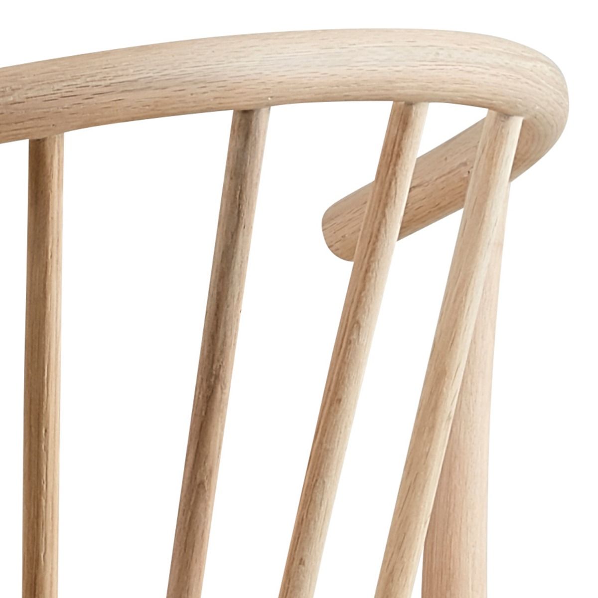 Cassandra Dining Chair With Armrest In White Oak Set Of 2 - Price Crash Furniture