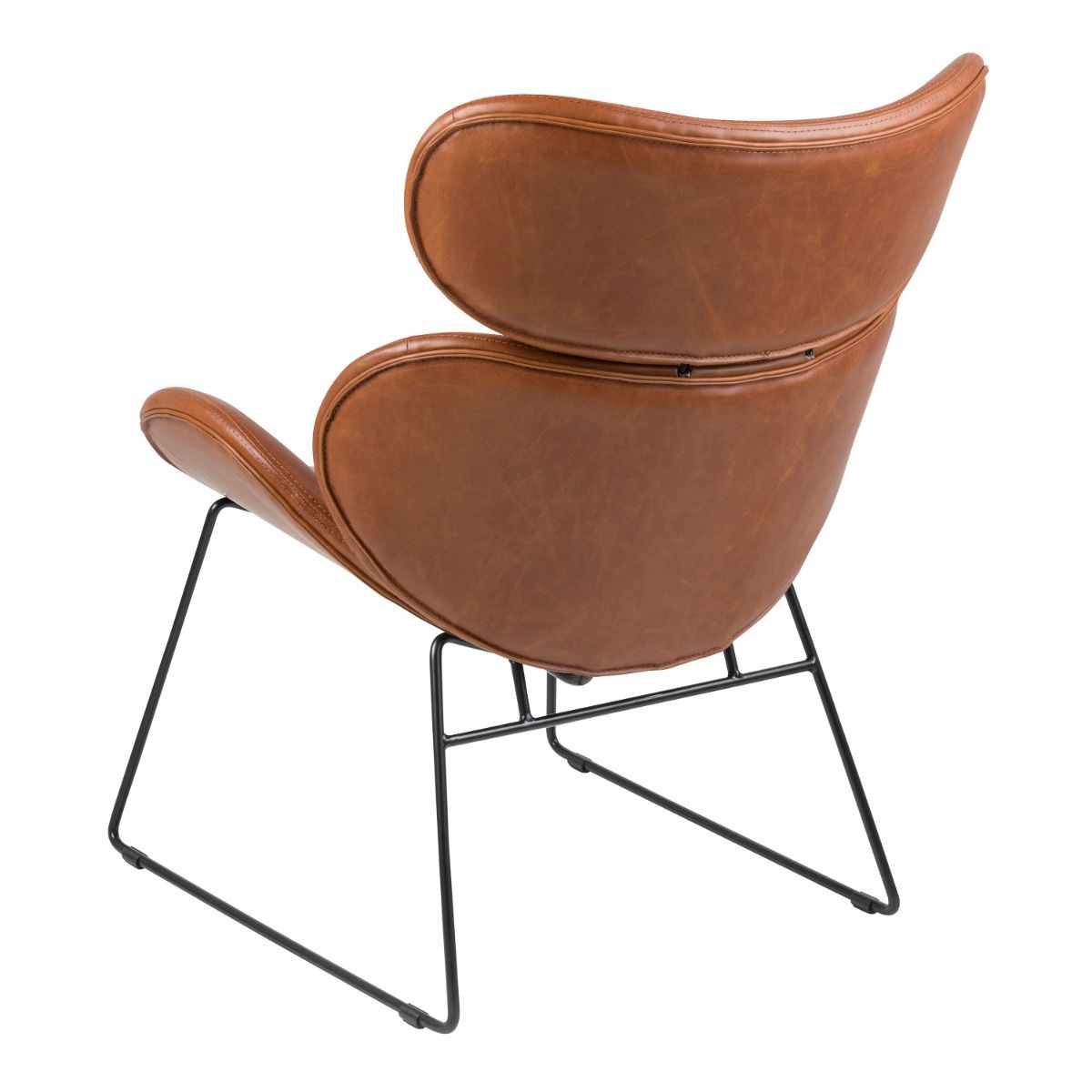 Cazar Lounge Accent Chair In Brown - Price Crash Furniture