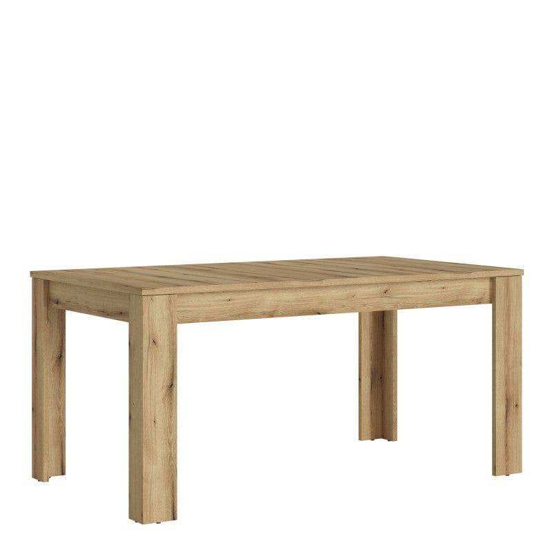Celesto Extendable 160cm - 200cm Dining Table In Oak - Price Crash Furniture