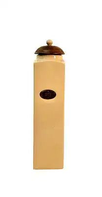 Ceramic Rice Jar With Mango Wood Lid - Price Crash Furniture